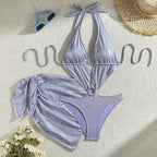 Bikini Brillante de Dos Piezas - Para Brillar en la Noche en la Playa
