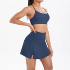 Conjunto Deportivo Yoga 2 Piezas | Ticotrendy Sujetador Shorts Mujer Estilo Fitness