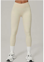 Pantalones de Yoga VEQKING | Pliegues Invisibles y Cintura Alta | Levanta Glúteos y Secado Rápido | Tico Trendy