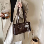 Bolso Hombro Diseño Hebilla Cinturón Lujo | Moda Versátil Tendencia Costa Rica