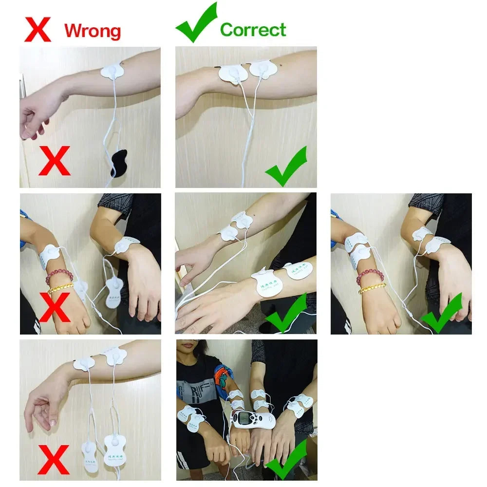 Masajeador Muscular TENS Eléctrico | Terapia Digital Pulso Estimulador | Cuidado Cuerpo Completo