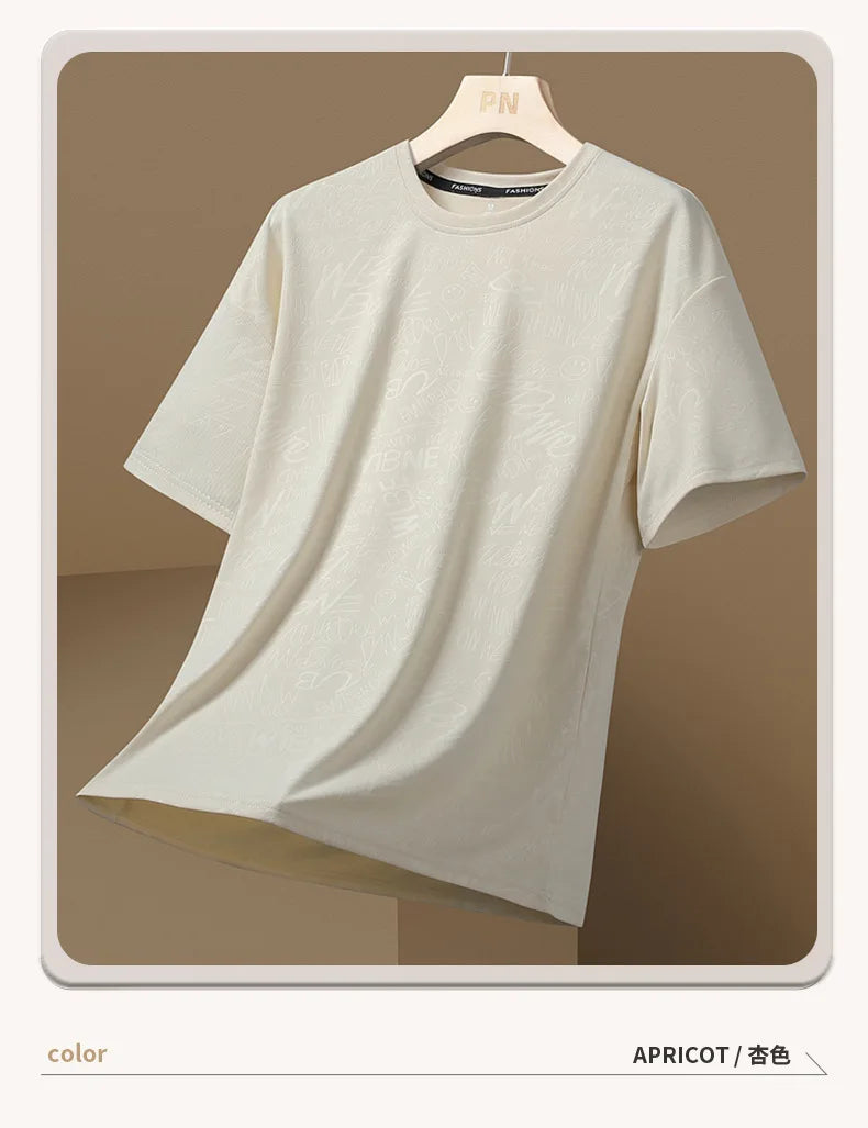 Camiseta Ticotrendy Hombre Manga Corta Cuello Redondo Casual | Transpirable Ligera