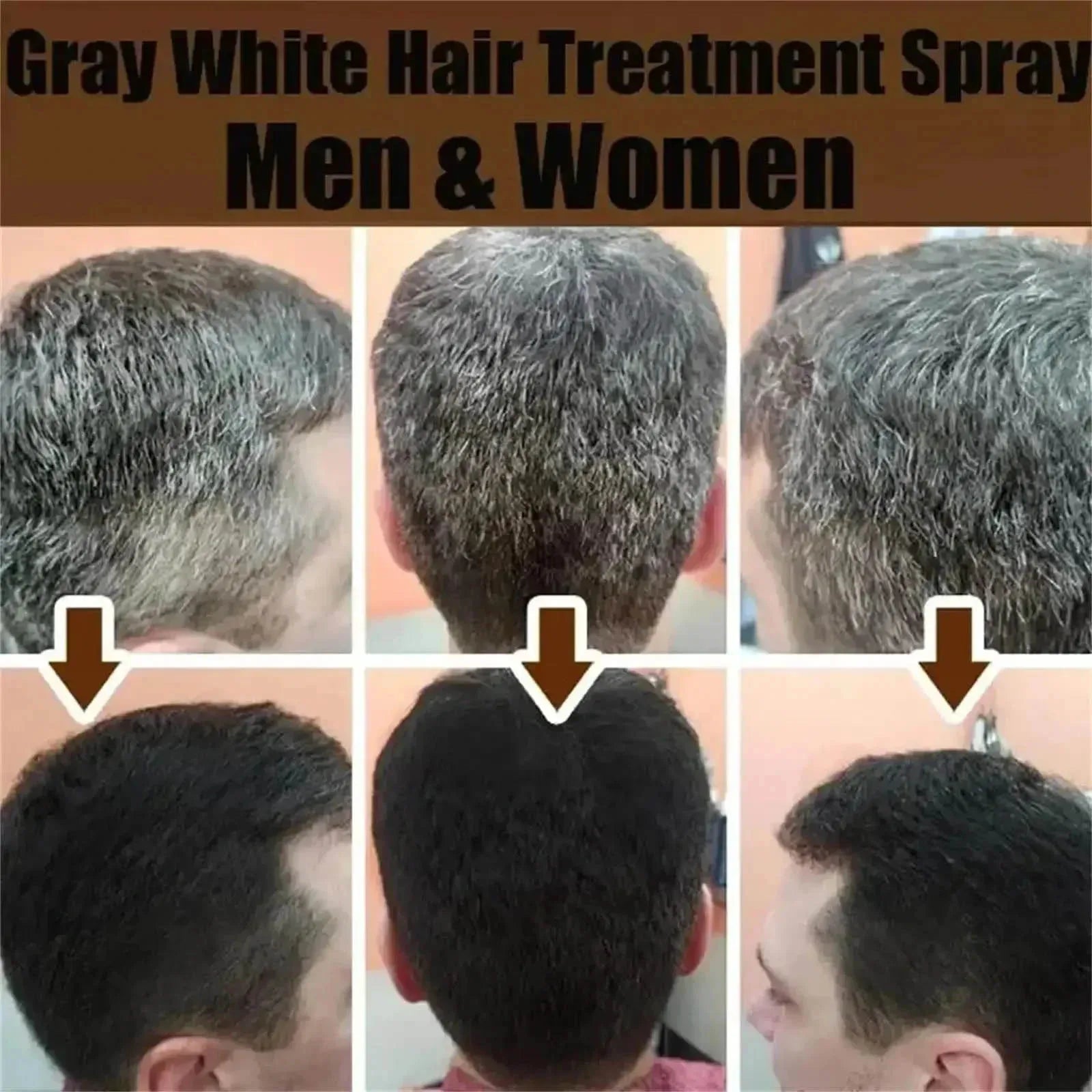 Champú de tinte para el cabello a base de hierbas naturales 3 en 1, cambio de Color del cabello, cabello gris a marrón oscuro, negro, cuidado nutritivo profundo