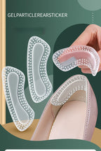 Protectores de talón de GEL para mujer, cojín de silicona, productos para el cuidado de los pies, almohadillas antideslizantes para tacones altos, plantillas de tamaño ajustable, 1 par