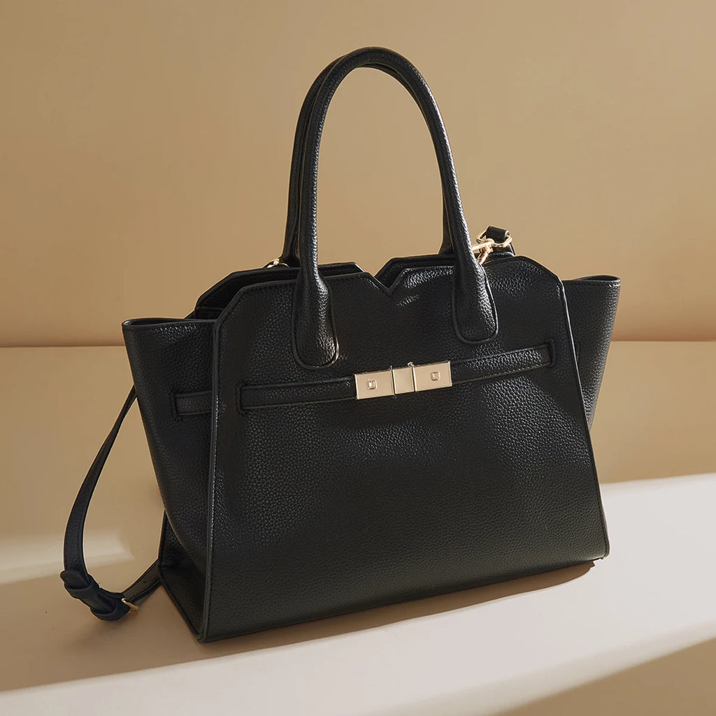 LAORENTOU elegante bolso de hombro de PVC con asa superior para mujer, moda informal 20225, bolsos cruzados de gran capacidad para mujer, monederos de regalo