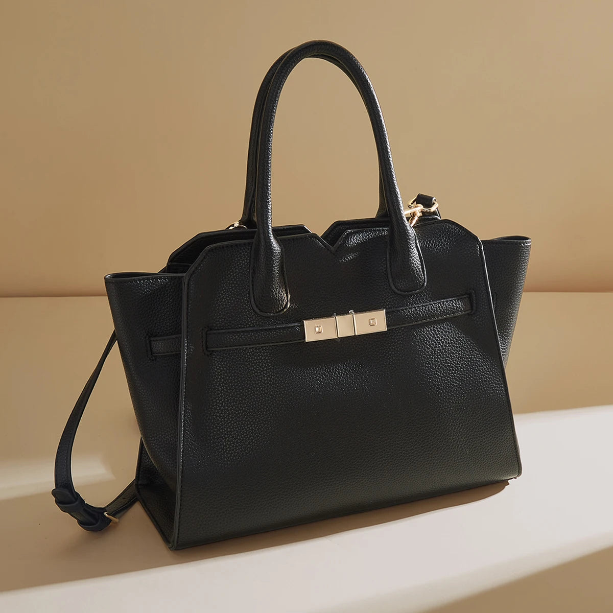 LAORENTOU elegante bolso de hombro de PVC con asa superior para mujer, moda informal 20225, bolsos cruzados de gran capacidad para mujer, monederos de regalo