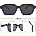Gafas de Sol Polarizadas Caterside | Retro Cuadradas | Montura de Acetato | Unisex