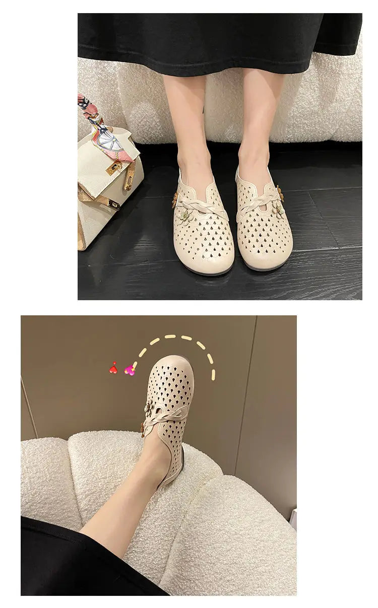 Mocasines de Diseñador con Punta Cuadrada | Ajuste Ancho | Cuero Suave | Novedad