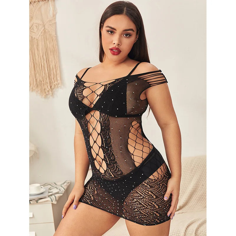 Lencería Talla Grande | Transparente | Ticotrendy