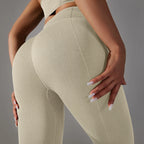 Leggings Sin Costuras Mujer | Yoga Gimnasio | Cintura Alta Ajuste Push Up