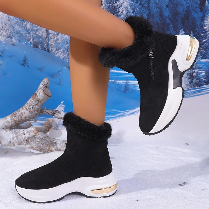 Botines de Cuña y Plataforma | Estilo Coreano | Mujer