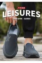 Mocasines Lona Hombre 2025 ∣ Sin Cordones ∣ Suela Gruesa Ligera