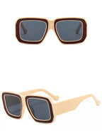 Gafas de Sol Cuadradas Grandes Retro Estilo Único Moderno