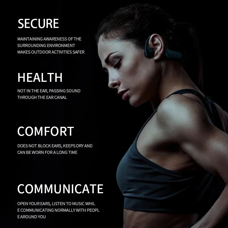 Auriculares SONY Conducción Ósea | Bluetooth 5.3 | Micrófono y Gancho para Oreja | Deportivos