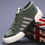 Zapatos Harajuku para Hombre | Lona Verde y Vulcanizada  | Ticotrendy