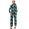 Conjunto Africano Camisa Cuello Vuelto y Pantalón