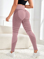 Pantalones de Yoga sin Costuras VEQKING para Mujer, Leggings Deportivos con Líneas Sexys, Cintura Alta, Mallas de Gimnasio, Talla Grande, Secado Rápido, Pantalones de Entrenamiento