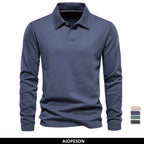 Polo Bordado Cuello Vuelto Hombre | Estilo Golf Social | Tallas S-XXL | Tico Trendy