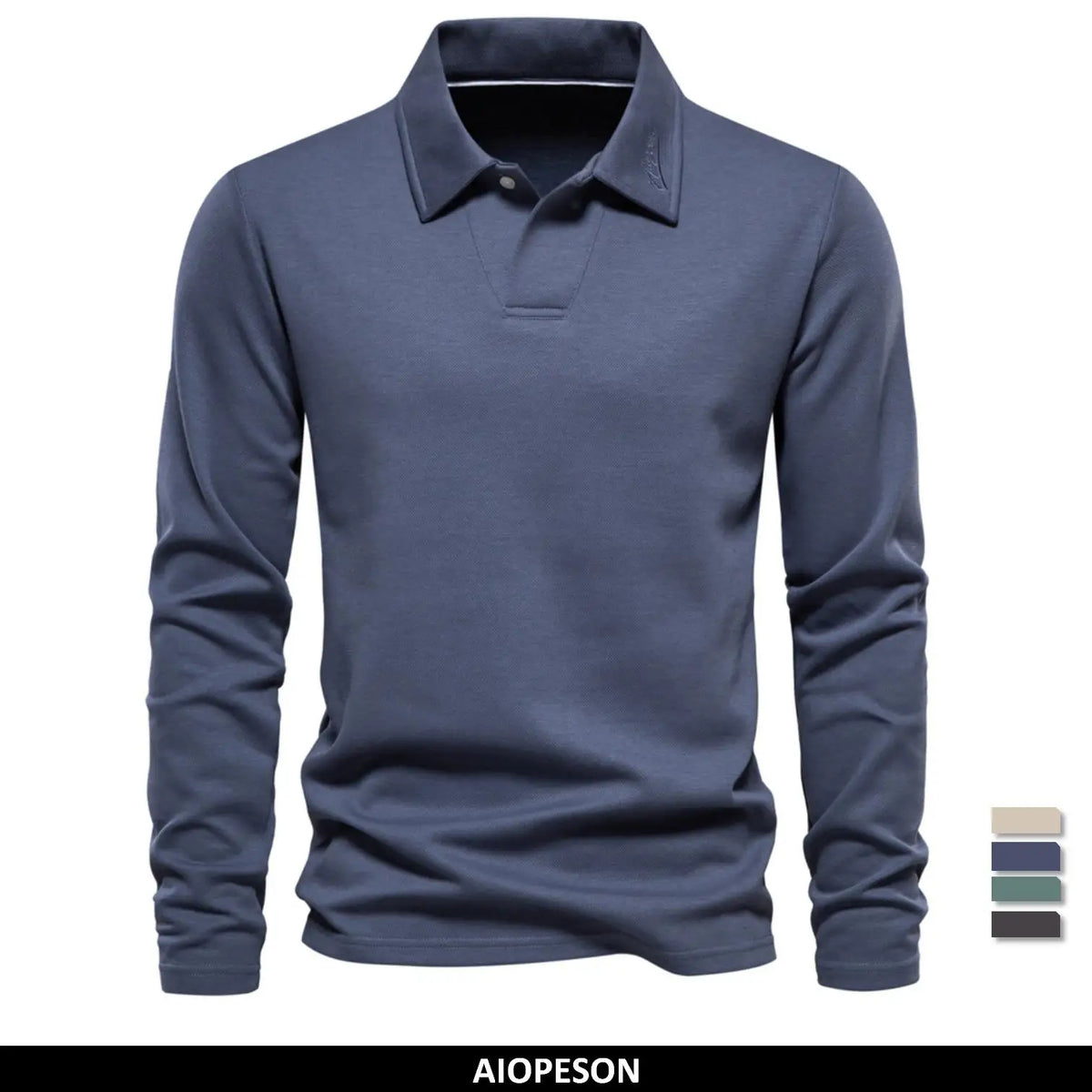 Polo Bordado Cuello Vuelto Hombre | Estilo Golf Social | Tallas S-XXL | Tico Trendy