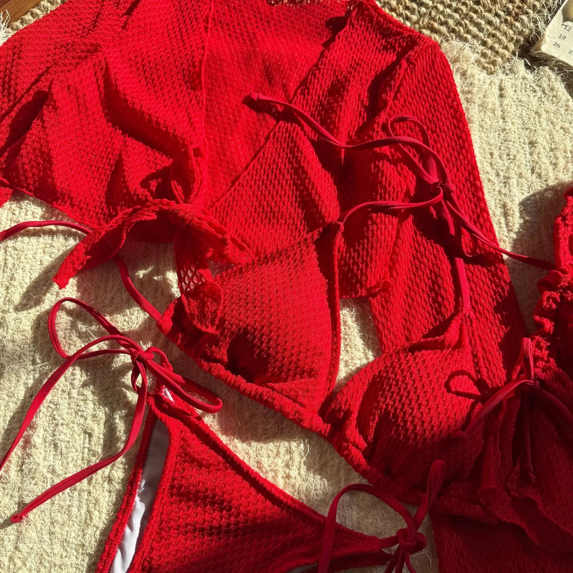 Conjunto de 4 Piezas para Playa - Outfit Completo Pura Vida