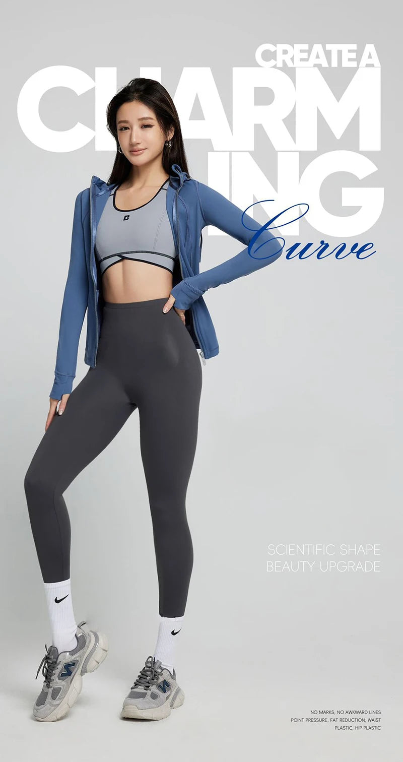 Leggings Piel Tiburón Shaping | Levantador Glúteos Micro Presión | Adelgazamiento Fitness P-V | Ticotrendy