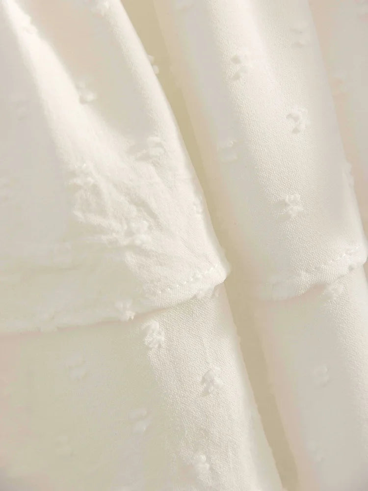Minifalda Plisada de Gasa | Con Volantes y Pantalones Cortos Internos
