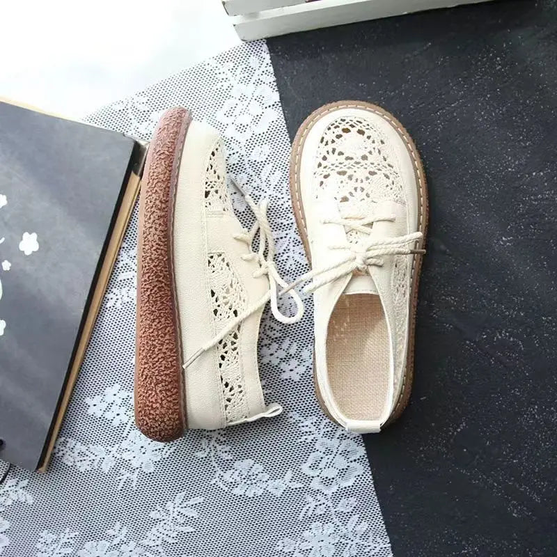 Zapatillas de Malla Transpirable | Estampado Blanco | Suela Suave Antideslizante | Tejido Cómodo