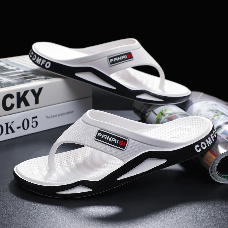 Chanclas Para Hombre | Estilo Juvenil | Diseño Patchwork | Ticotrendy | Colores Trendy | Calzado Casual