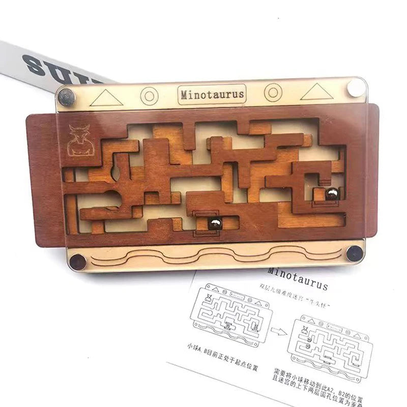 Laberinto de Madera de Alta Dificultad | Desafío Mental para Adultos y Niños | Ticotrendy