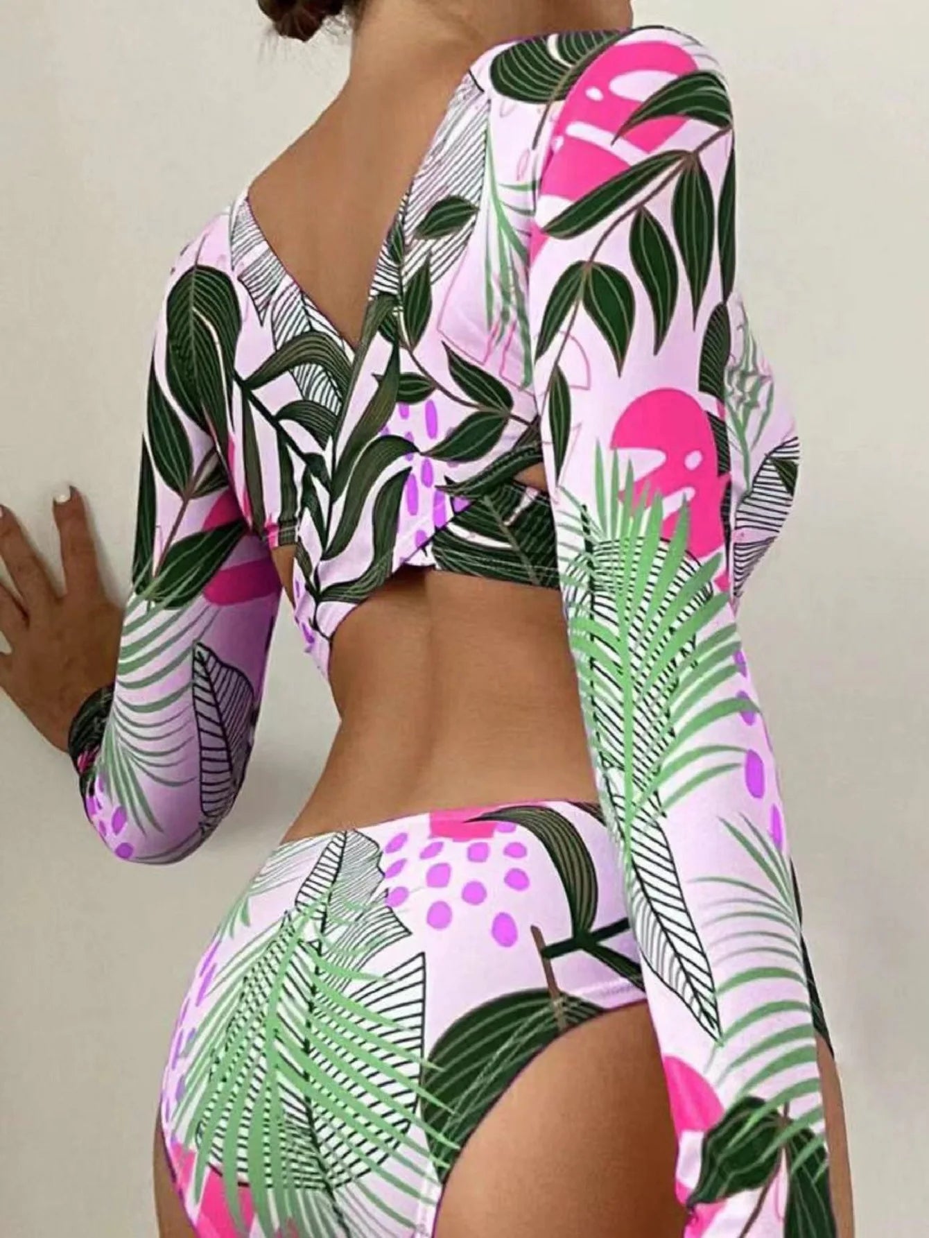 Traje de Baño Una Pieza Manga Larga | Estampado | Buceo y Playa
