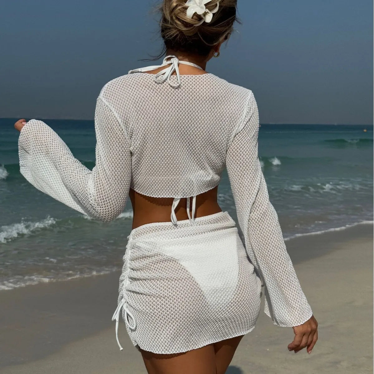 Conjunto de 4 Piezas para Playa - Outfit Completo Pura Vida