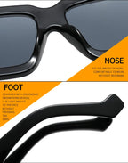 Gafas de Sol Cuadradas Grandes Retro Estilo Único Moderno