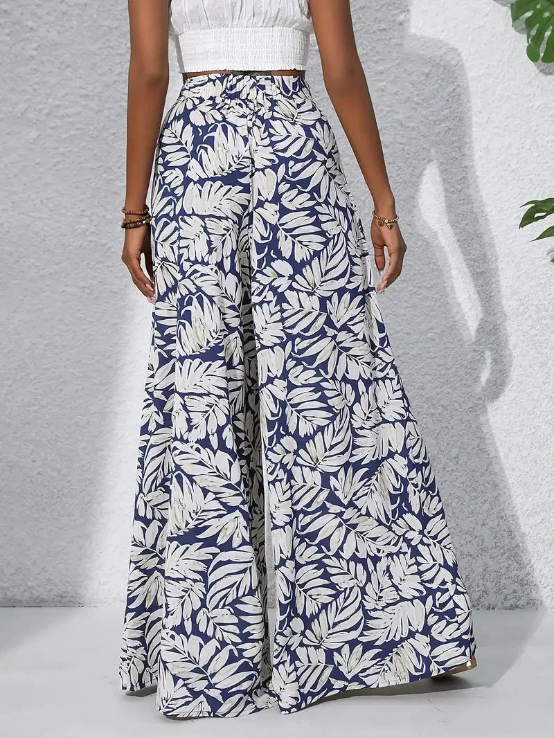 Pantalón Casual Estampado | Diseño Coreano Popular | Estilo Coreano Suelto