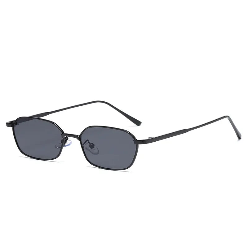 Gafas Sol Cuadradas Pequeñas Montura Metálica Steampunk Vintage | A La Moda UV400 Compras