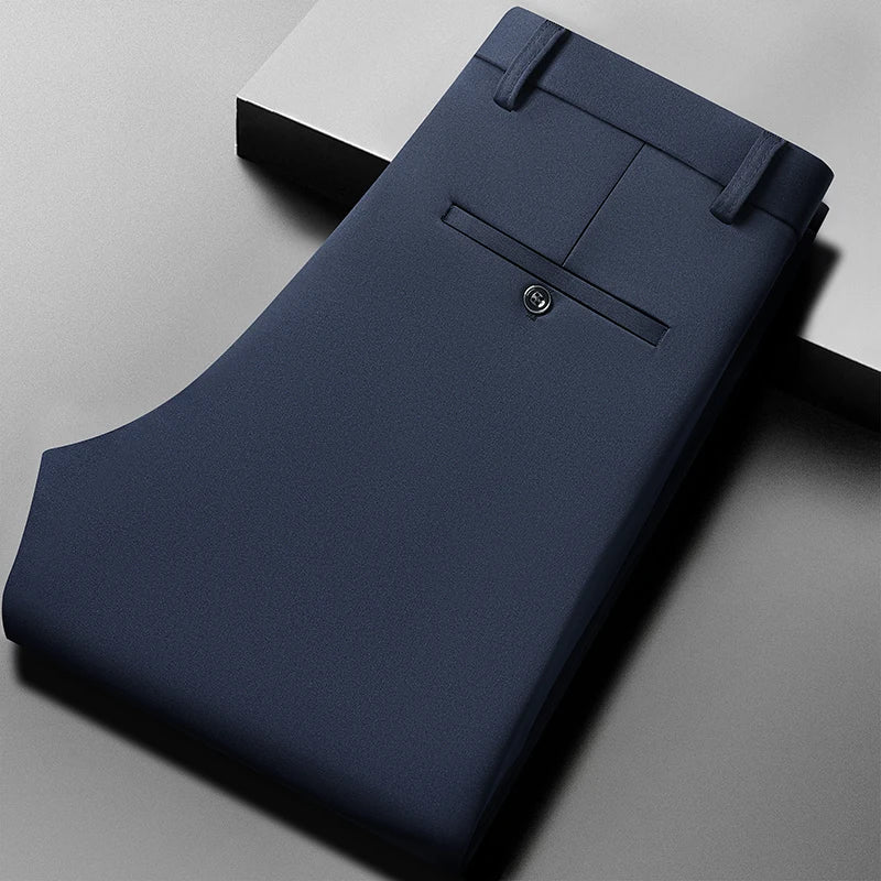 Pantalones de Vestir  | Elásticos 4 Direcciones y Sin Arrugas | Color Rojo Vino | Ticotrendy