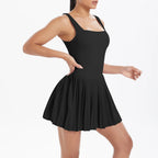 Mono Deportivo de Yoga Mujer | Ticotrendy Ropa Casual Fit Cuello Oblicuo sin Mangas