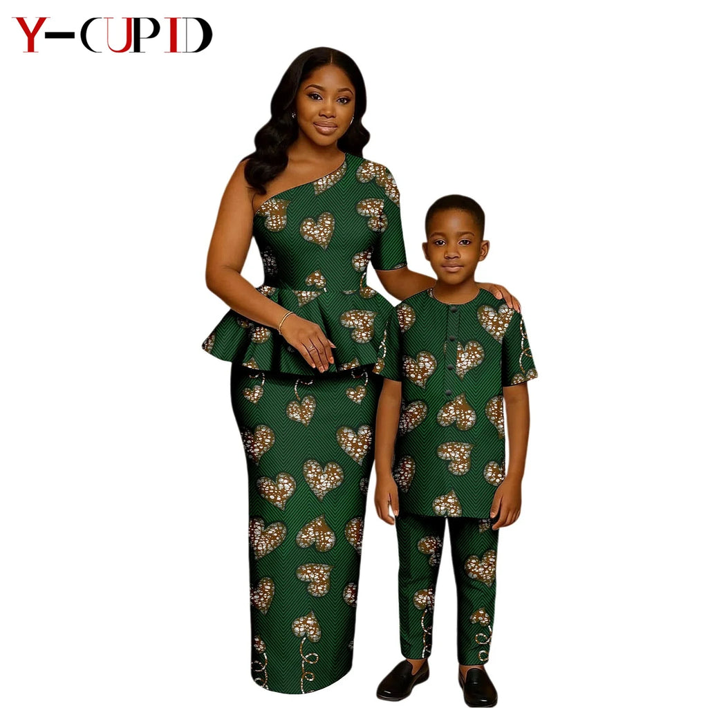Vestido y Conjunto Dashiki Madre e Hijo | Tico Trendy