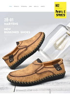 Mocasines Lujo Hombre ∣ Cuero Suave ∣ Zapatos Cómodos para Conducir