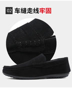 Mocasines Lona Hombre ∣ Transpirables Ligeros ∣ Conducción Zapatos Planos