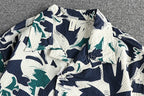 Camisa Hawaiana Hombre | Estampado Floral | Tela Seersucker | Manga Corta