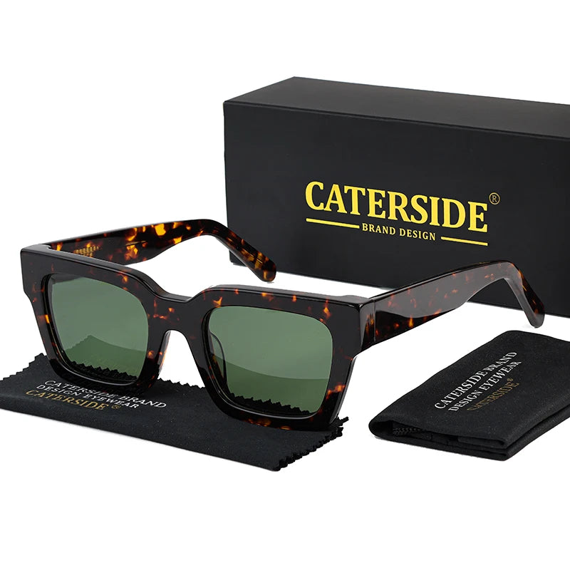 Gafas de Sol Polarizadas CATERSIDE | Cuadradas Minimalistas | Unisex