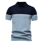 Polo Deportivo Cuello V Bloques Color Hombre | Ajustado Eventos | Tallas S-XXL | Tico Trendy
