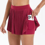Falda Tenis Plisada Antiexposición Mujer | Ticotrendy Ropa Deportiva Bádminton Golf Estilo