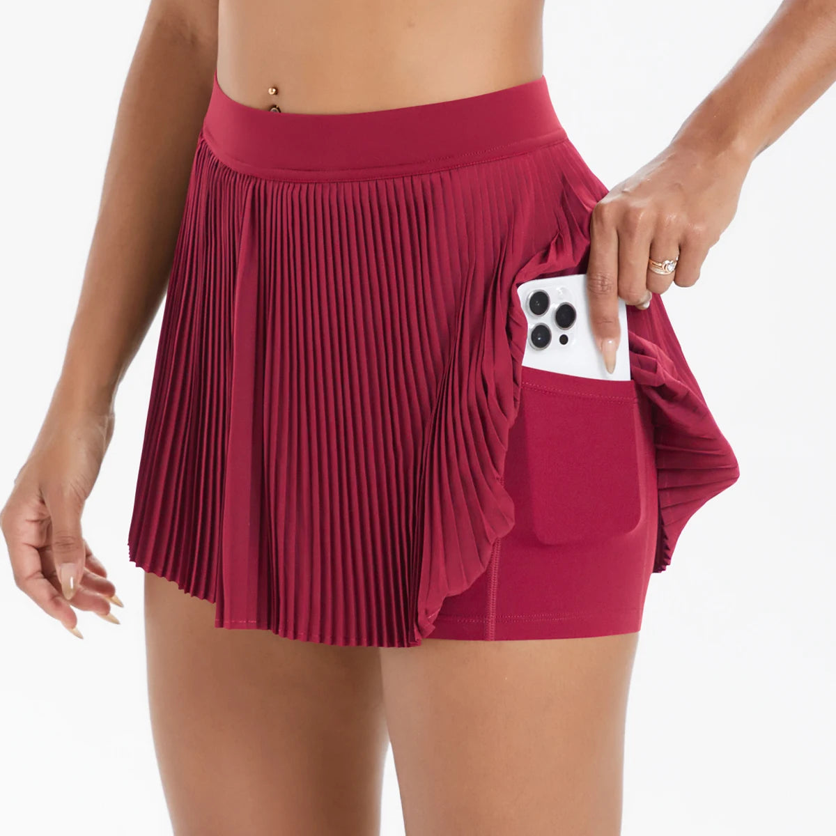 Falda Tenis Plisada Antiexposición Mujer | Ticotrendy Ropa Deportiva Bádminton Golf Estilo
