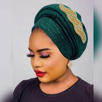 Turbante Africano de Moda para Mujer, Autogele