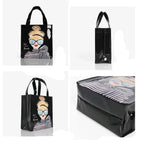 Monederos de compras de PVC a la moda, bolso de compras reutilizable de gran capacidad para mujer, bolso de playa ecológico impermeable