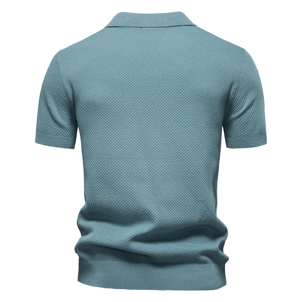 Polo Transpirable Elástico Hombre | Manga Corta Ligero Verano | Tallas S-XXL | Tico Trendy