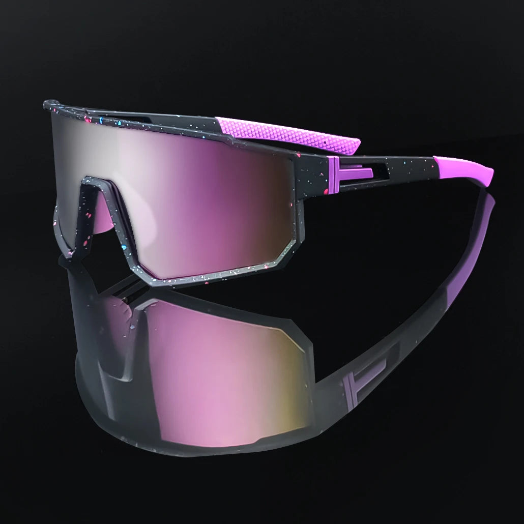 Gafas de Sol Polarizadas de Una Pieza | Montura Cuadrada Deportiva | UV400