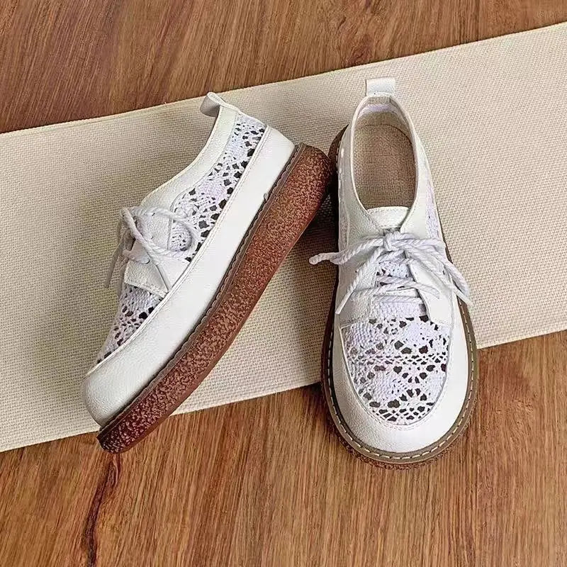 Zapatillas de Malla Transpirable | Estampado Blanco | Suela Suave Antideslizante | Tejido Cómodo