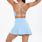 Conjunto Deportivo Yoga 2 Piezas | Ticotrendy Sujetador Shorts Mujer Estilo Fitness